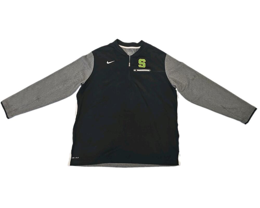 Nike USC Dri-FIT 1/4 Zip Mens Pullover Mens XXL Charcoal Sideline S Logo Jersey